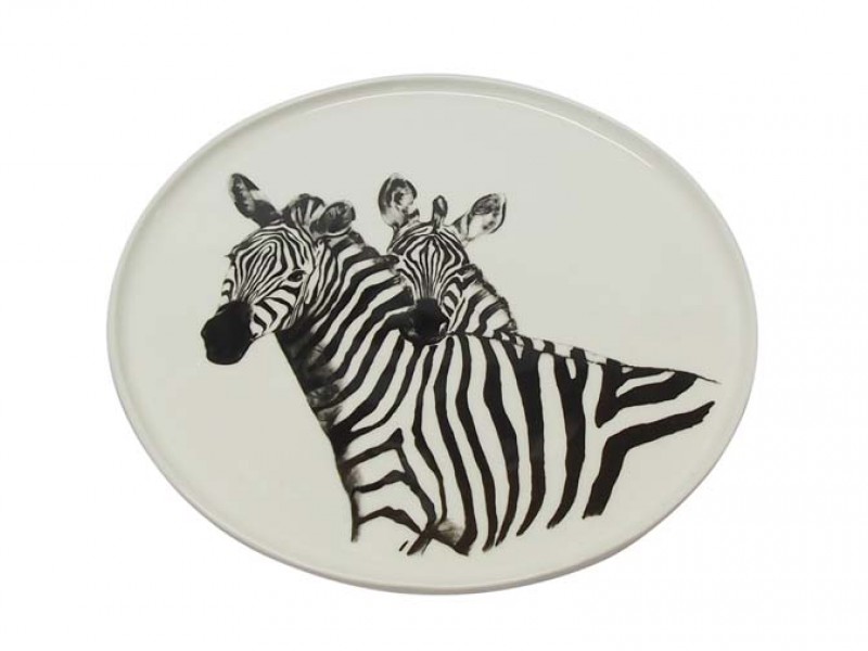 Ceramic Zebra Plate Ceramic Zebra Plate
